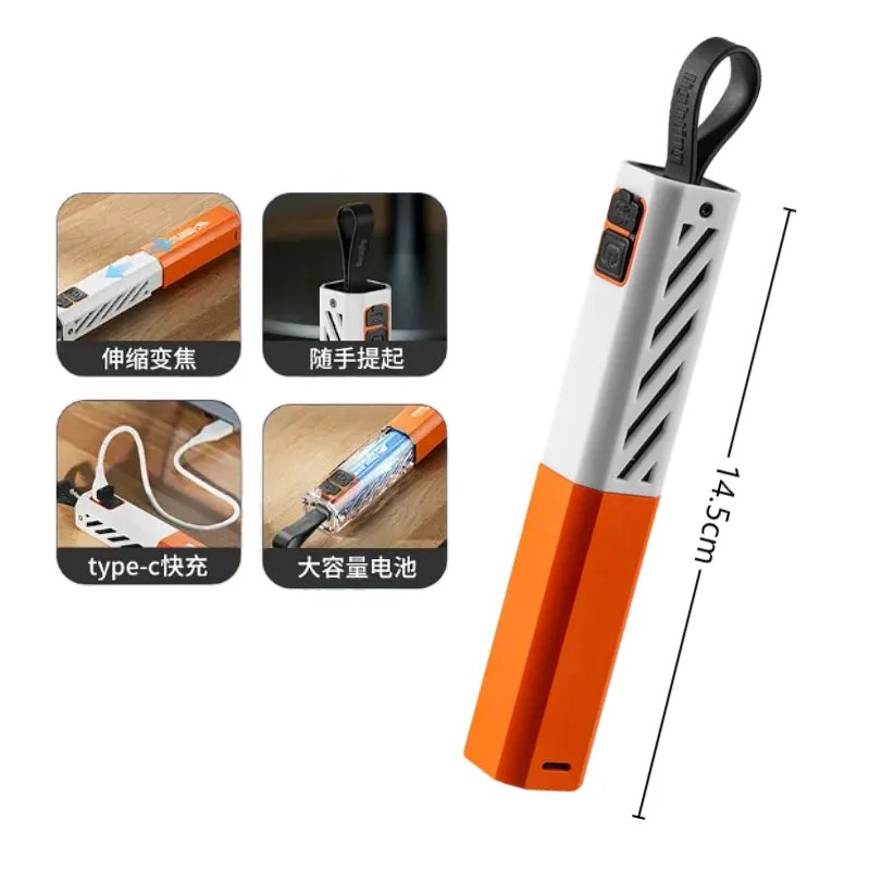 Zoom LED Flashlight (450 Lumen, 5-Mode)